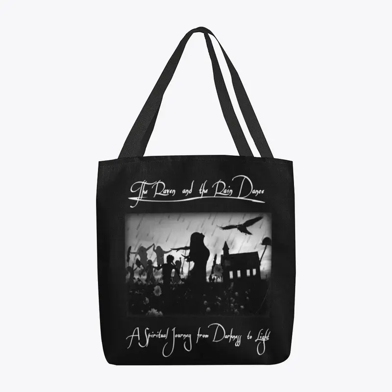 The Raven and The Rain Dance Black Tote